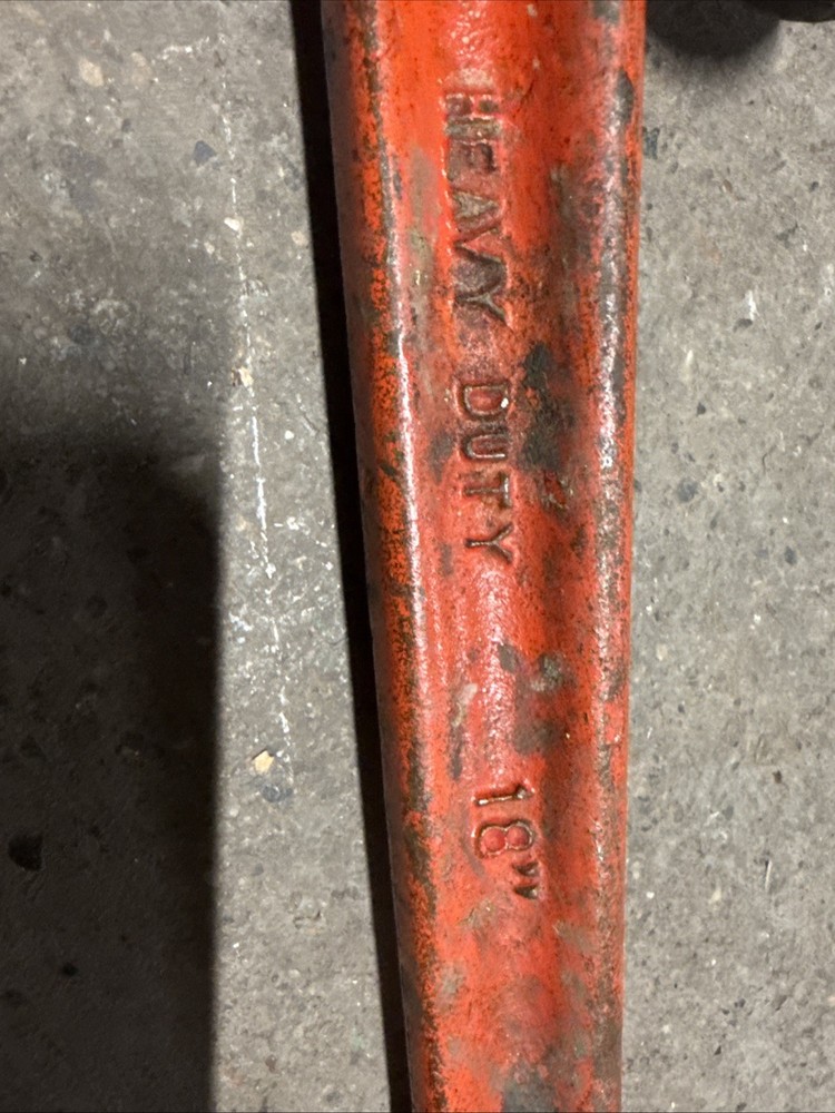 18" Ridgid Pipe Wrench HEAVY DUTY 18'