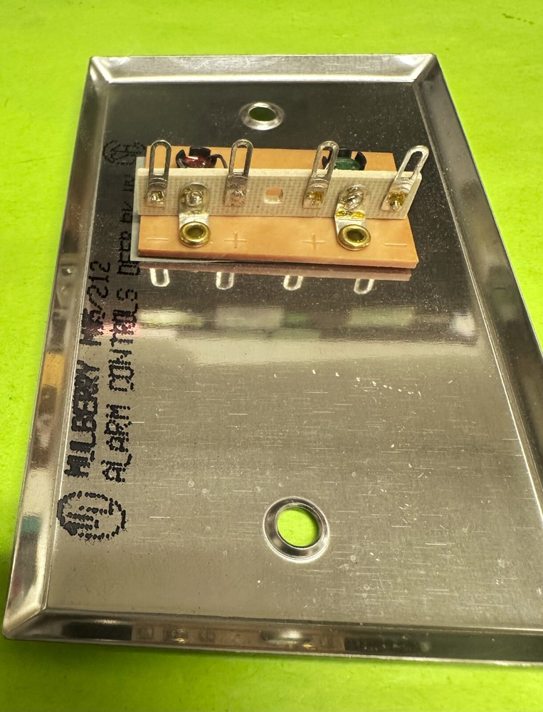 ALARM CONTROLS CORP. RP-9 REMOTE PLATE