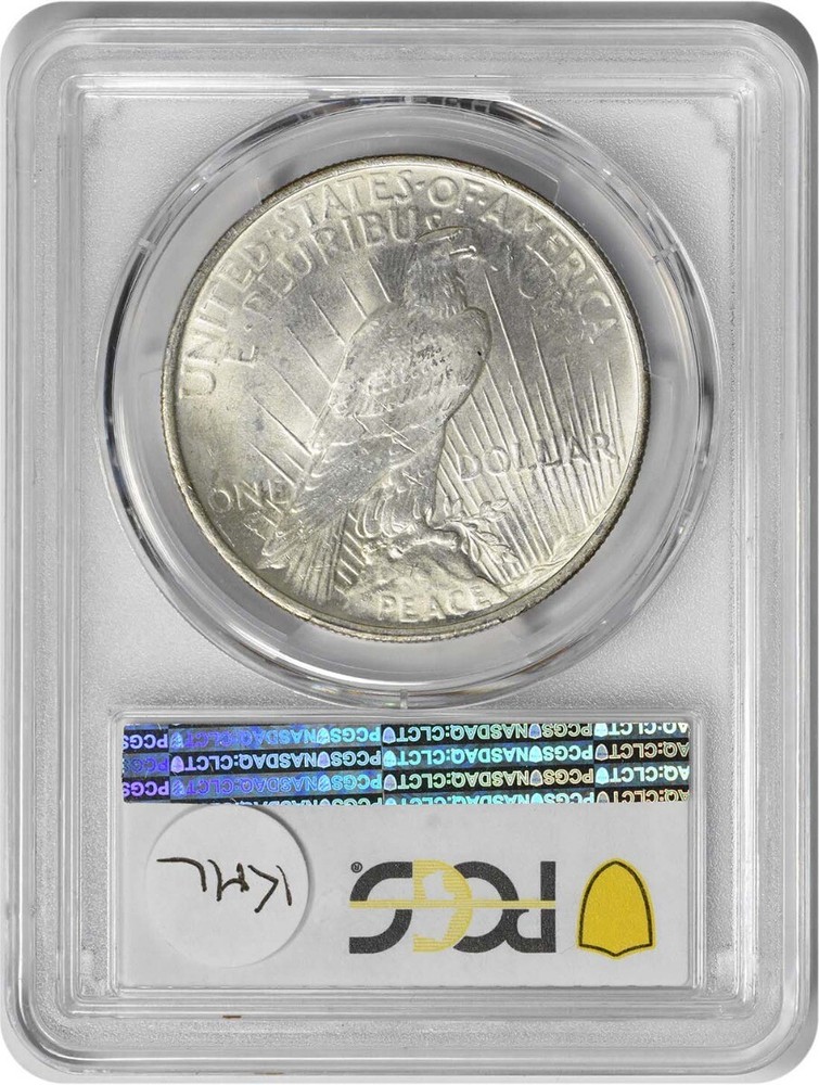 1924 Peace Silver Dollar MS63 PCGS