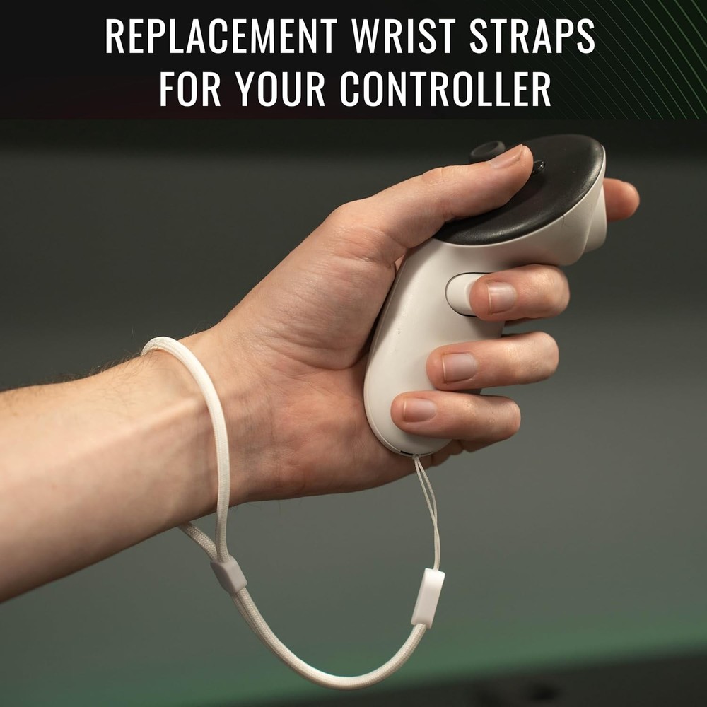Virtual Reality 3 Wrist Straps 2 Pack Durable Adjustable 3 Controller