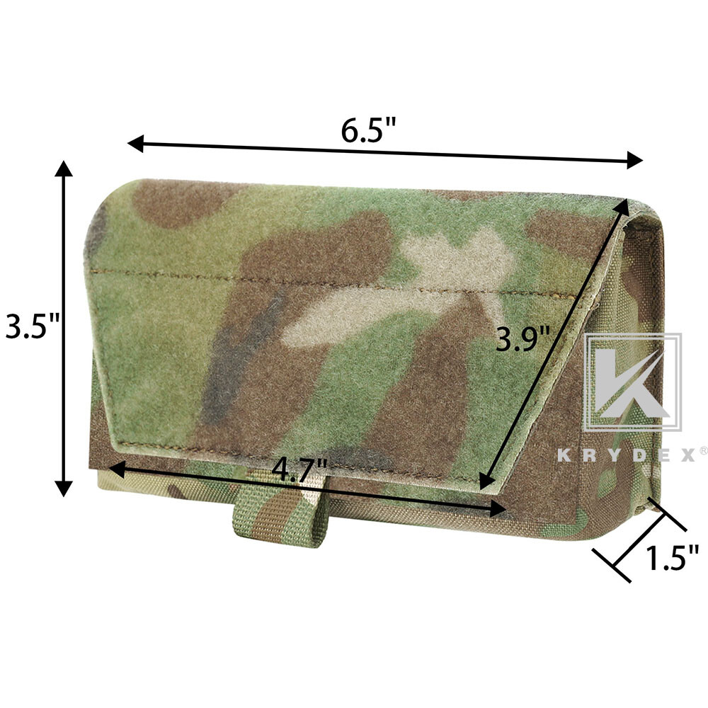 KRYDEX Tactical Shot Shell Ammo Pouch Removable Elastic Pack MOLLE / Belt Mount