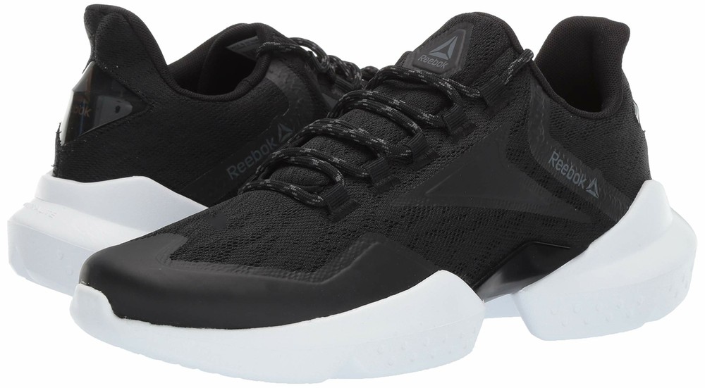 Reebok Men's Split Fuel Sneaker DV5447 Black/True Grey/White Size 10.5M