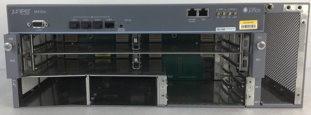 Juniper MX104-AC Universal Routing Platform ***Chassis Only***