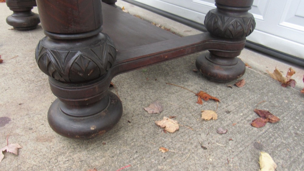 Oak Library Console Table Amazing