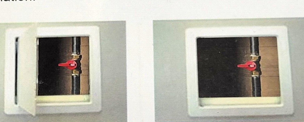 Plumbing Access Panel-Drywall Access Door with Removable Hinged Door