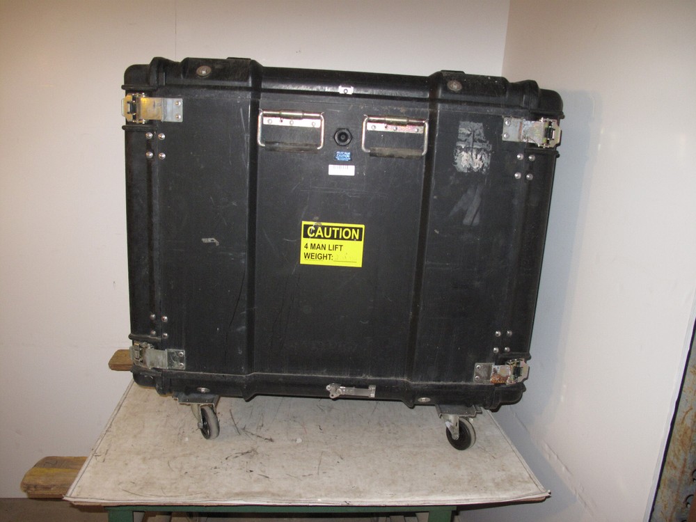 Rackmount 14U 19x24 Wheeled ECS Composite Shockmount Electronics Equip Case TSC