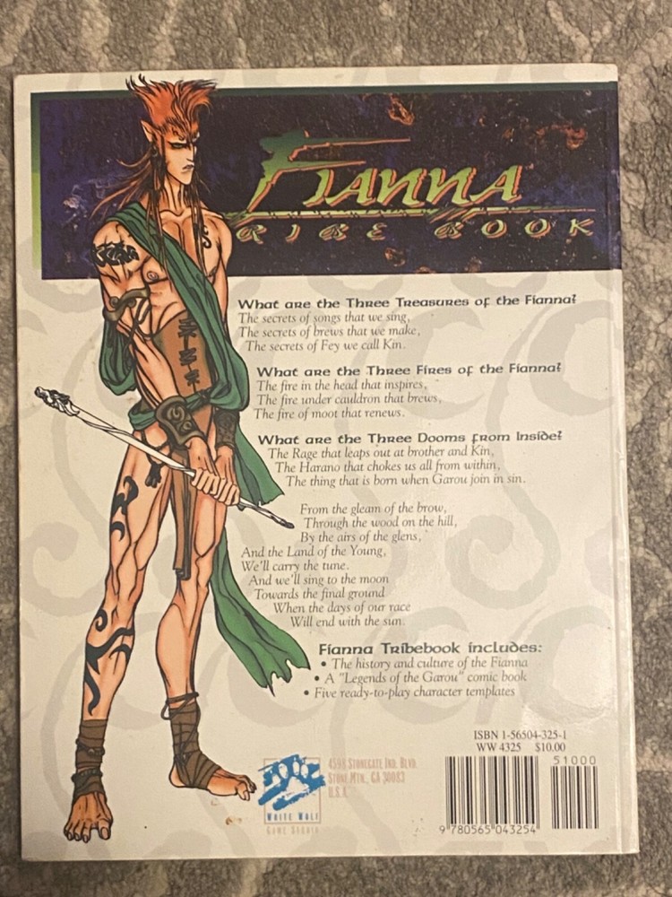 Werewolf: The Apocolypse Set-Rulebook + Guidebook + 2 sourcebooks + Tribe Book