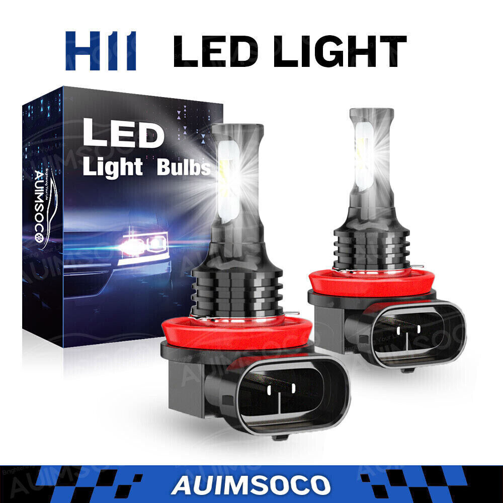 12000K LED Headlight Low Beam Bulbs Kit For Chevy Silverado 1500 2500 2007-2015