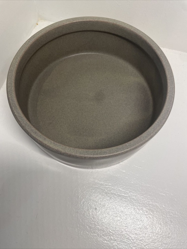 Threshold Studio McGee Round Decorative Box Ceramic Stoneware Storage 4" x 7"