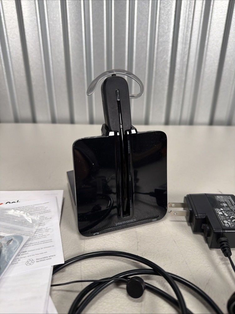 PLANTRONICS Poly CS540 Wireless DECT Headset - Black