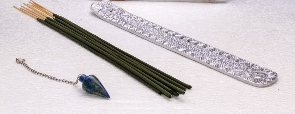 Divination Kit. Dreamcatcher, Pendulum, Incense And Burner