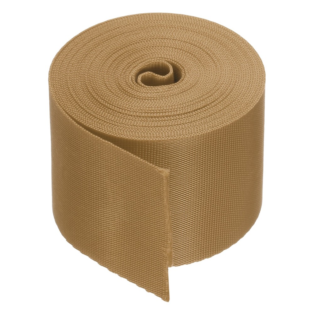 Flat Nylon Webbing Strap 2 Inch 5 Yards Ripe Brown for Backpack