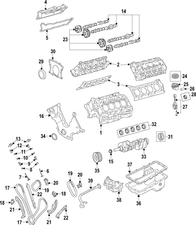 Genuine Ford Engine Piston JR3Z6108A