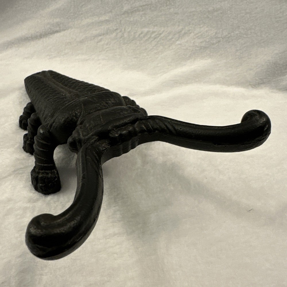 Vintage Cast Iron Beetle Boot Jack Puller 9" Cricket Bug Scarab Remover VG Cond