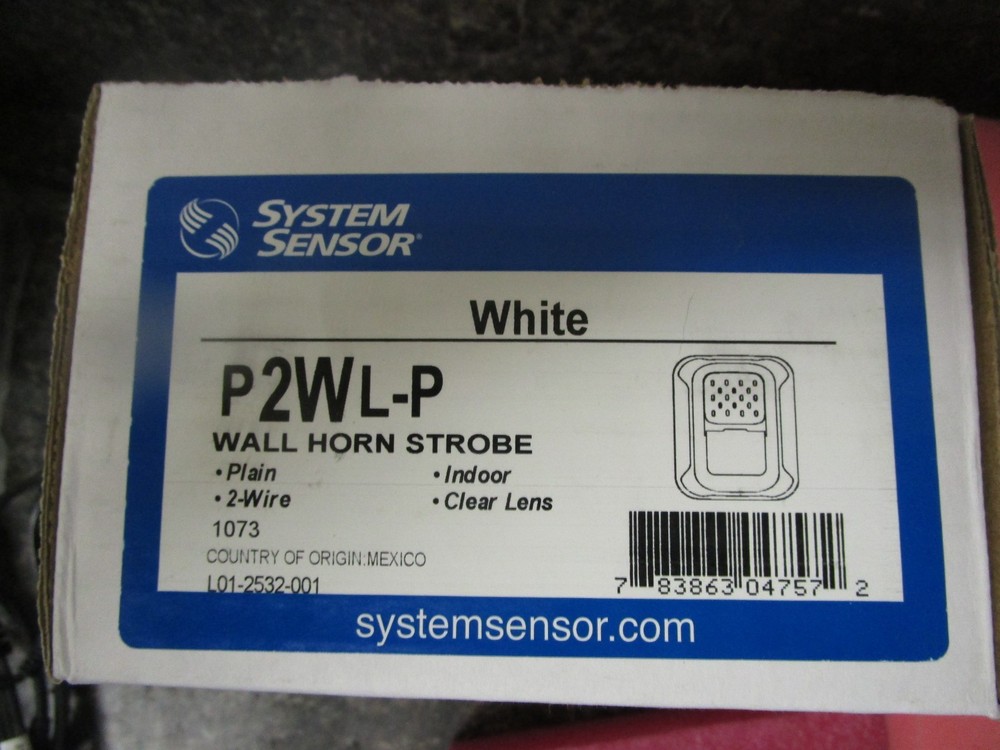 SYSTEM SENSOR P2WL -P Wall Horn Strobe