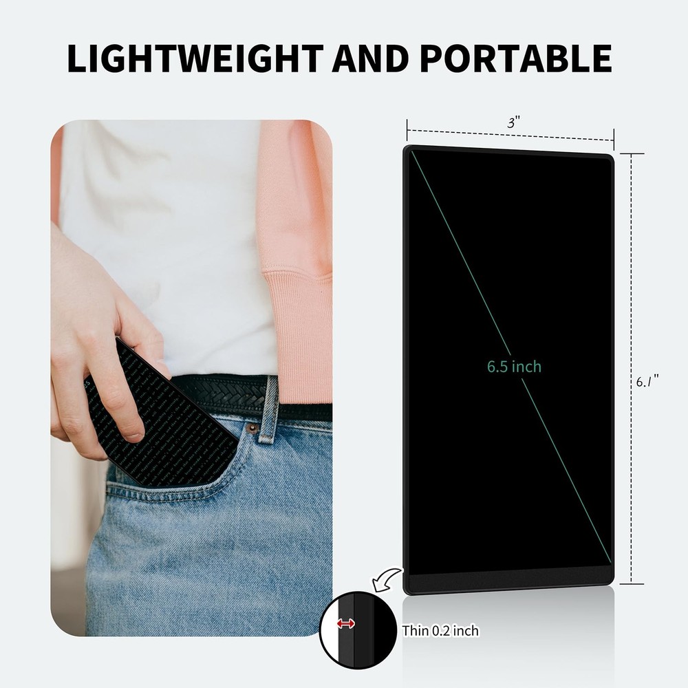 6.5 Inch LCD Writing Tablet Reusable