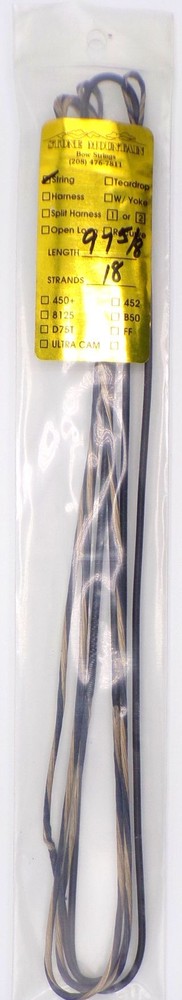 Mathews MQ32 (70%) Single Cam Bowstring (Black& Bronze) 85 1/2"