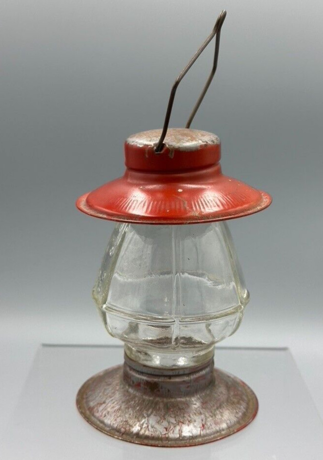 1950s Stough LANTERN Figural Glass CANDY CONTAINER A&E 447 Vintage