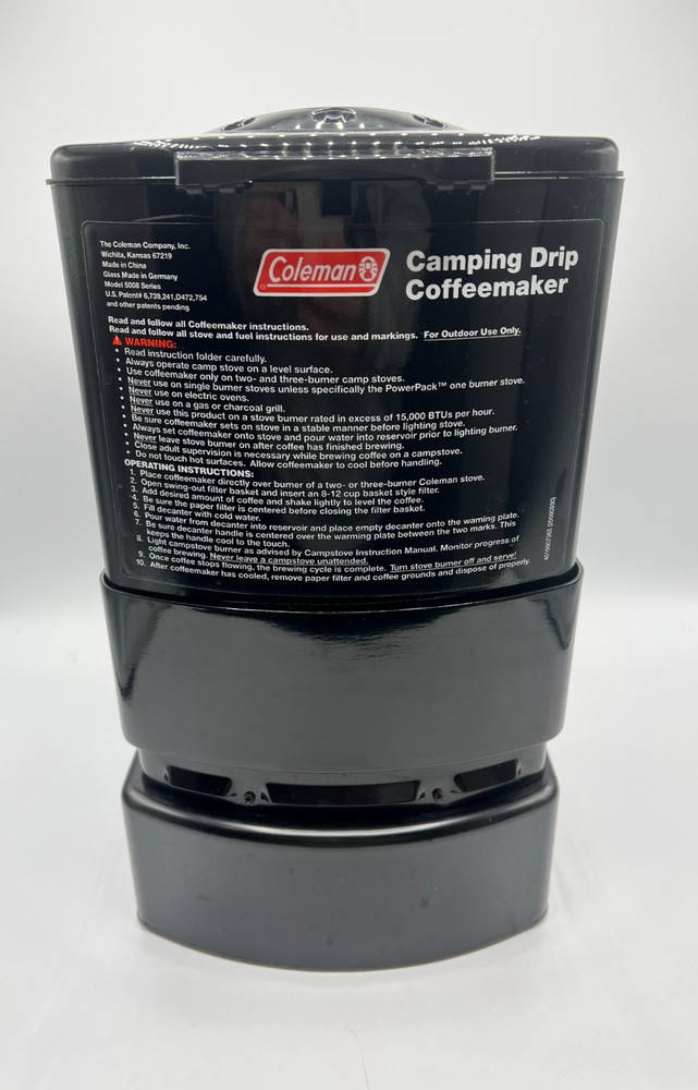 Coleman Camping coffee maker Black