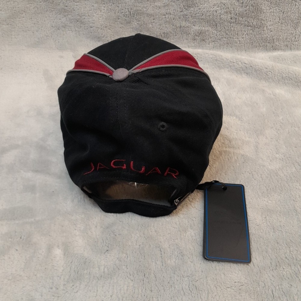 Official Black & Red Jaguar Strapback Baseball Hat - NWT