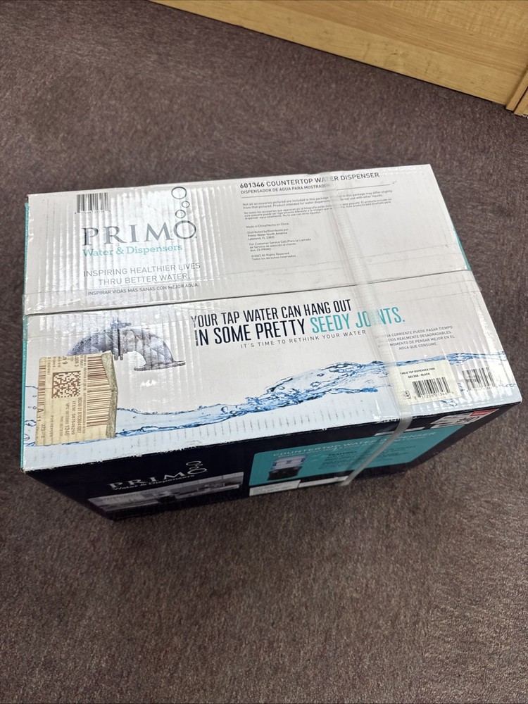 Primo Drinking Water Countertop Dispenser Top Loading Room Temperature NEW