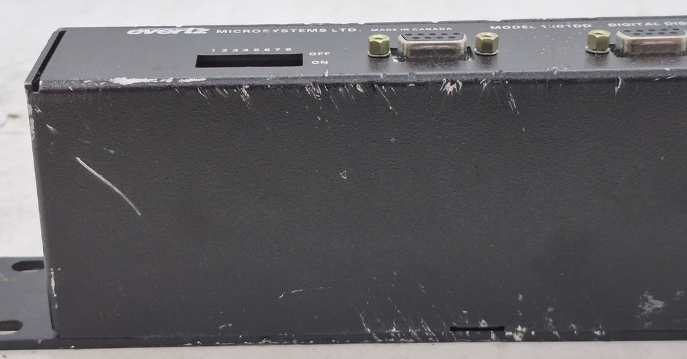 Scratched Evertz 1201DD Network Digital Display Clock