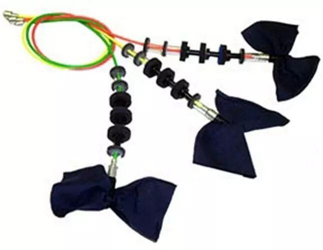 PYTHON 5 DISK PULL-THRU SQUEEGEE W/SWAB - SET OF 3