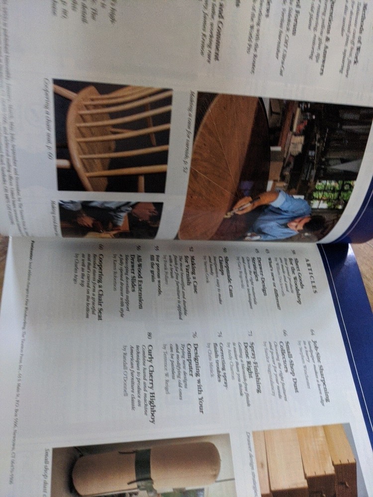 FINE WOODWORKING MAGAZINE April, 1996