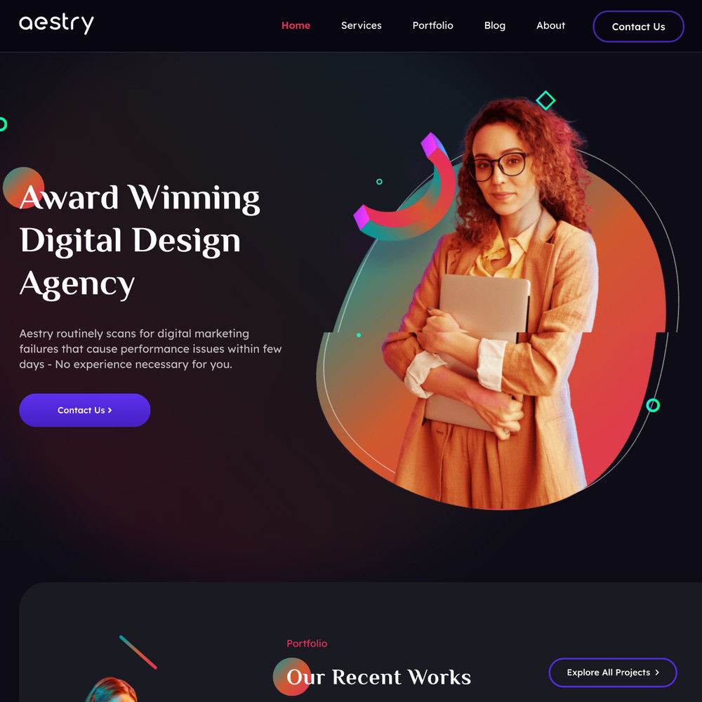 Digital Design Website Design with Free VPS Web Hosting and Installation