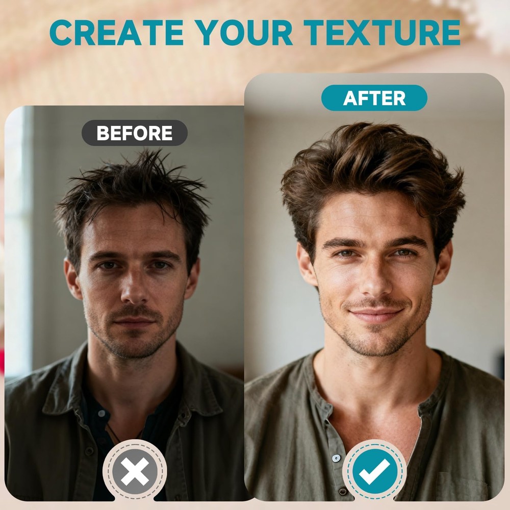 Utmiga Texture Comb, Volumizing Fluffy Styling Comb for Medium, Grey