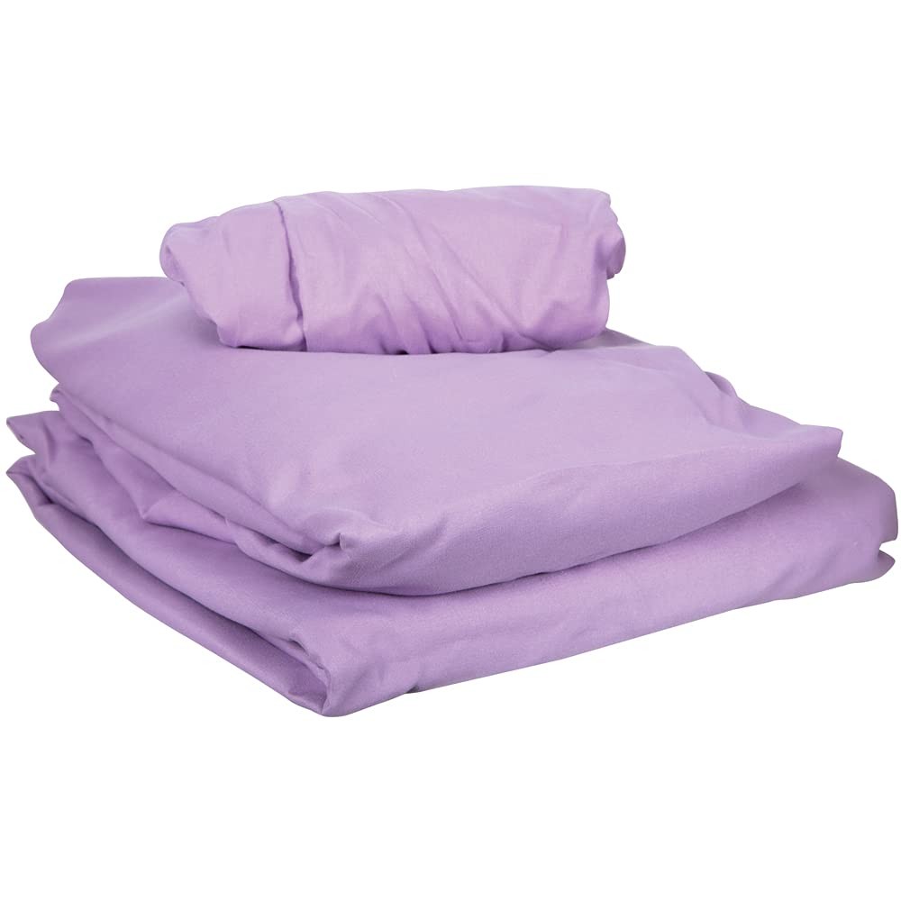 Lavender 3 Piece Microfiber Massage Sheet Set Soft Durable Stain Resistant