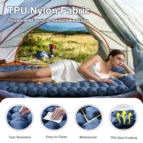 Camping Sleeping Pad | Ultra Lightweight & Compact | Ergonomic Camping