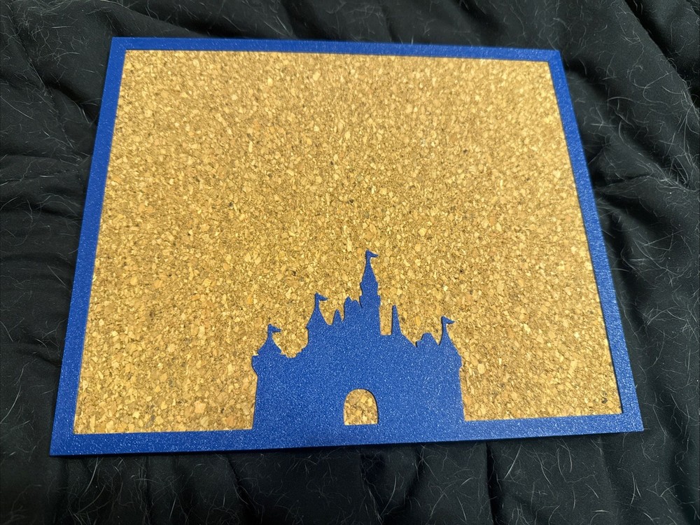 Disneyland Castle Framed Cork Pin Display Board