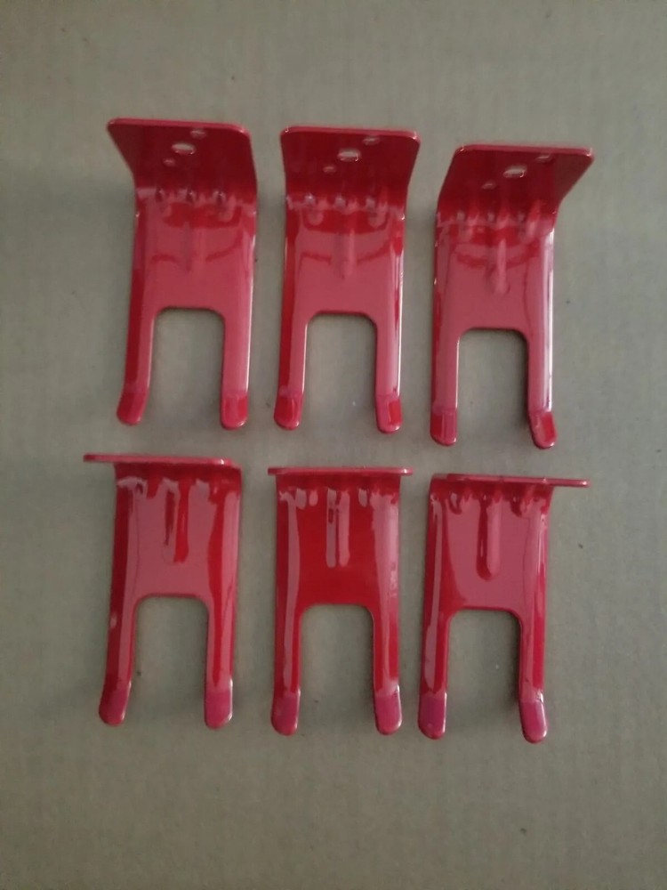 🤡🔥🧯AMEREX 6pc FORK  WALL MOUNT 5 - 10-20lb FIRE EXTINGUISHER BRACKET 🤡🔥🧯