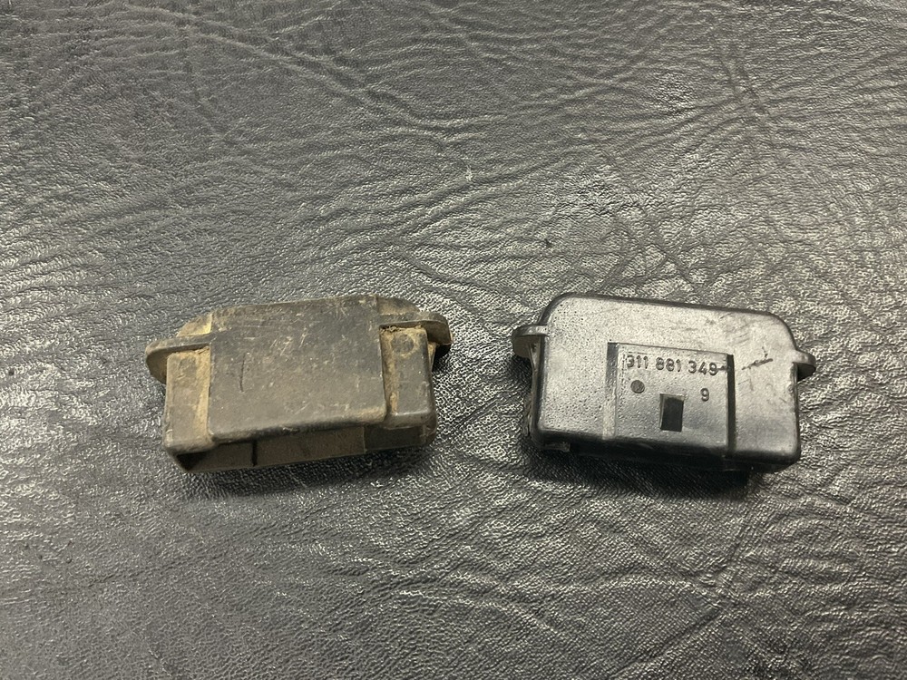 AirCooled Type 1 Seat Track Rail End Caps  73-79