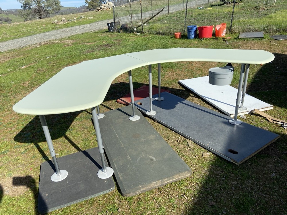 Vintage Herman Miller Resolve Workstations For Two
