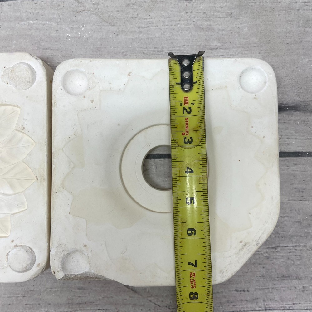 Vintage 1967 Duncan Ceramic Casting Mold Leaf Plate #132-A