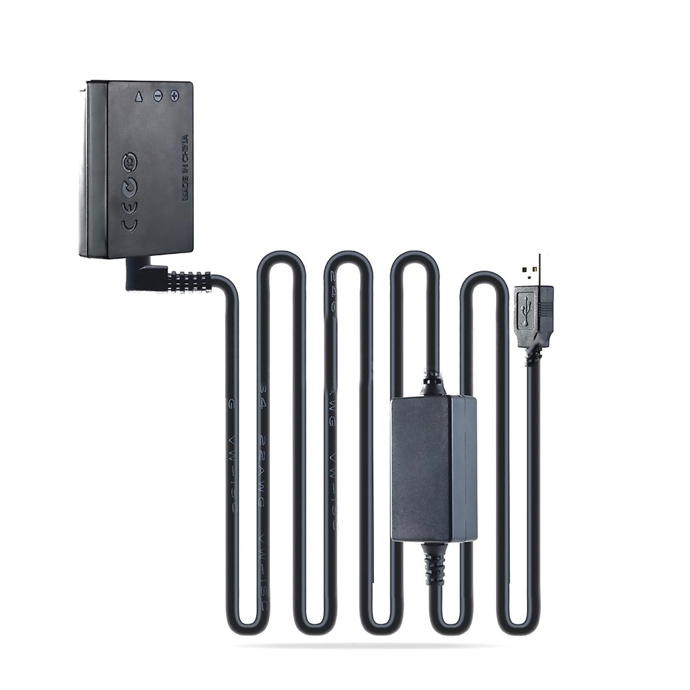 LP-E12 Power Charger Cable ACK-E12+DR-E12 Dummy Battery For Canon EOS M2 M50