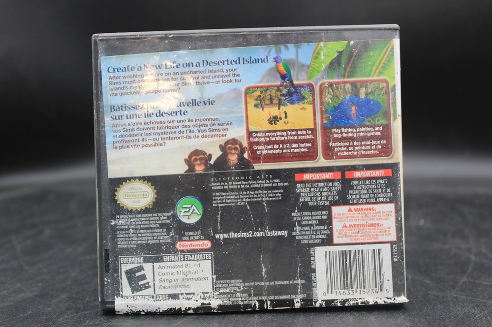 Castaway Sims2 *Game Case Only* *NO GAME*