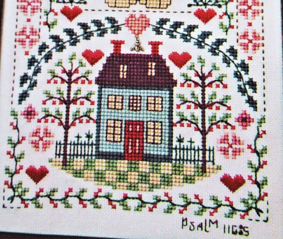 Milkpaint Cottage God We Trust Welcome Checkerboad CROSS STITCH PATTERNS