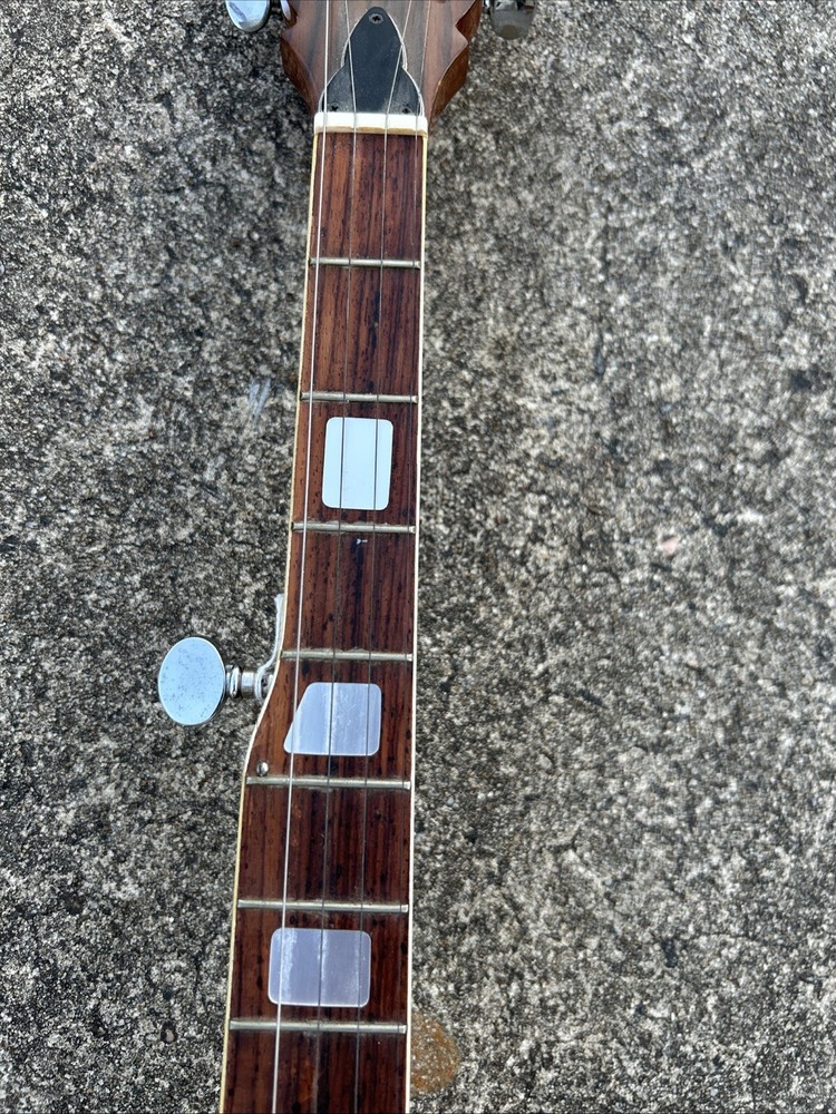 Vintage Conqueror 5 String Banjo+ 70s MIJ Playable Project Bluegrass