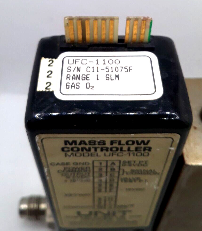 Unit UFC-1100 Mass Flow Controller Range 1 SLM Gas O2