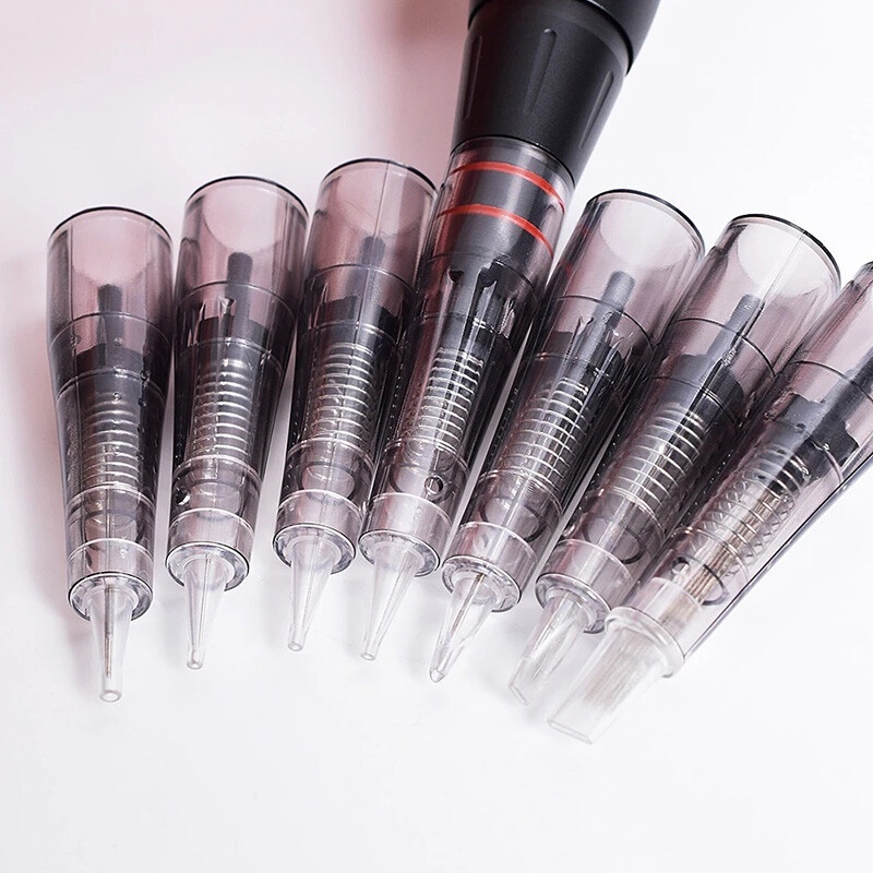 Microblading Needles Eyebrow Lip Tattoo Needle Cartridges Permanent Makeup