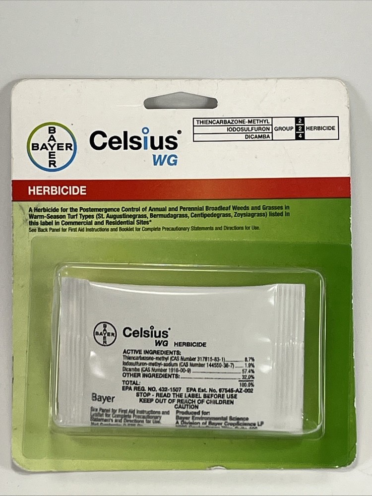 Bayer Celsius WG  Post Emergent Single dose 0.226 oz Easy Mix Packet