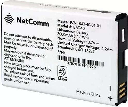 NetComm BAT-40 3000mAh Lithium Ion Battery
