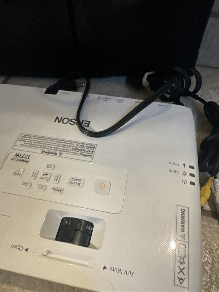 epson 1771wx Video Projector