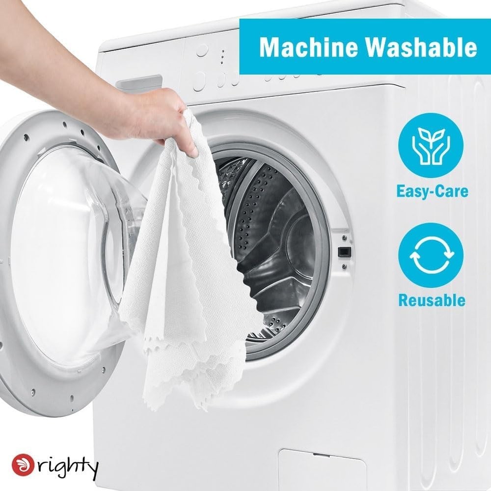 11.5’’ x 11.5’’ White Cleaning Cloths 200 Pack