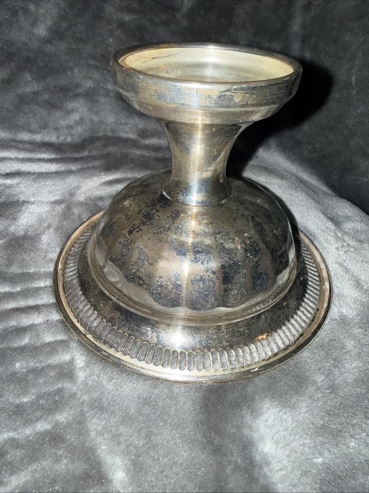 Silver Plated Pedestal Candy Dish VTG