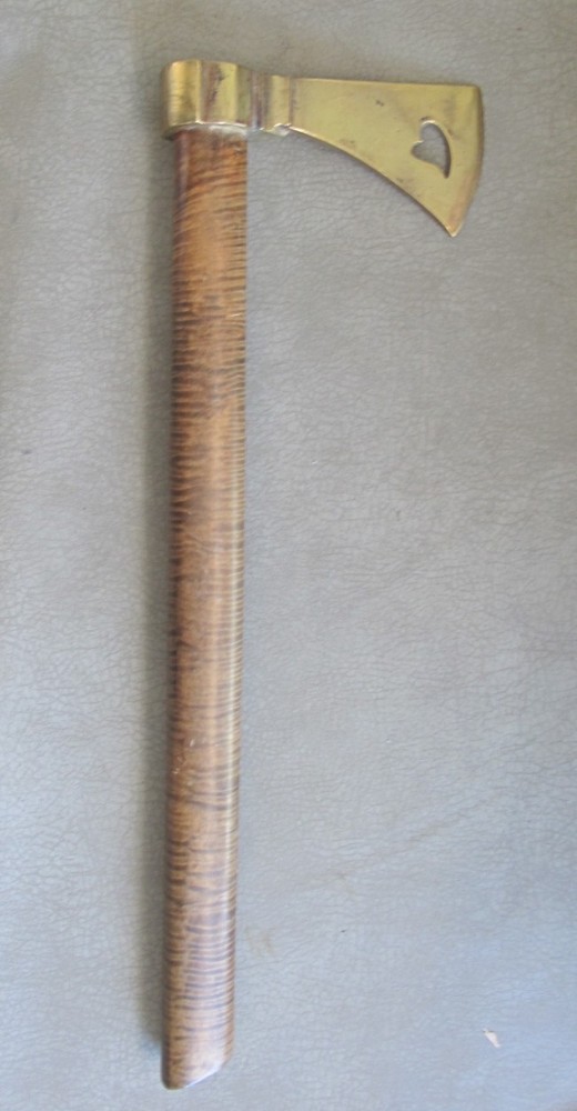 Custom-Made Fighting Tomahawk w/Scrimshaw.