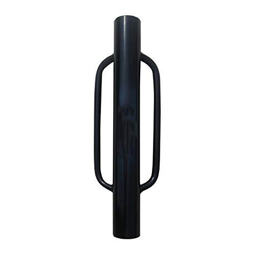 MTB Fence Post Driver with Handle 12LB Black Iron T Post Pounder Hand Post Ra...